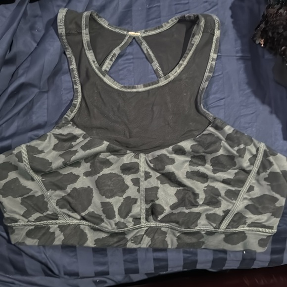 Lululemon one shoulder tank with bra - Picture 2 of 3